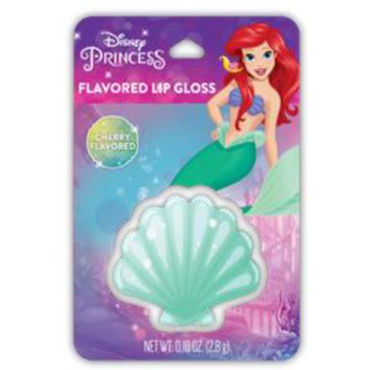 DANAWARES Kids Birthday Disney The Little Mermaid Shell Shaped Lip Balm, 1 Count 889628159310