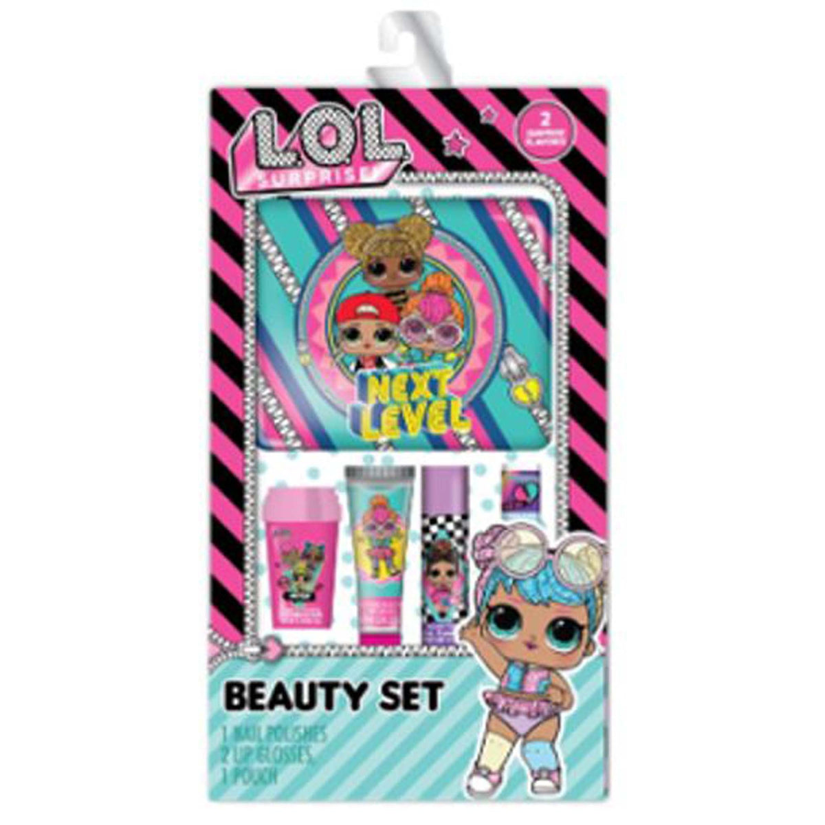 DANAWARES Kids Birthday LOL Surprise Beauty Set with Pouch, 1 Count 059562118708
