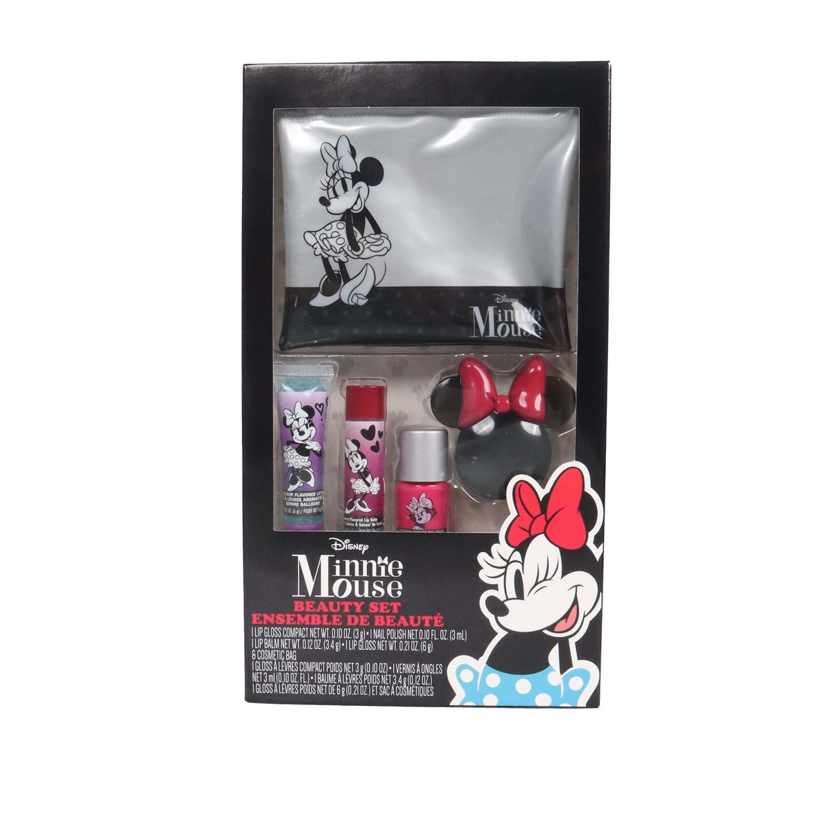 DANAWARES Kids Birthday Minnie Mouse Beauty Set with Pouch, 1 Count 059562480263