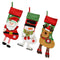 Buy Christmas Fabric Stocking Asst. sold at Party Expert