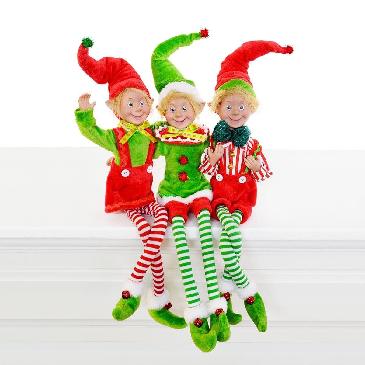 Buy Christmas Flexible Elf 18 in. Asst. sold at Party Expert
