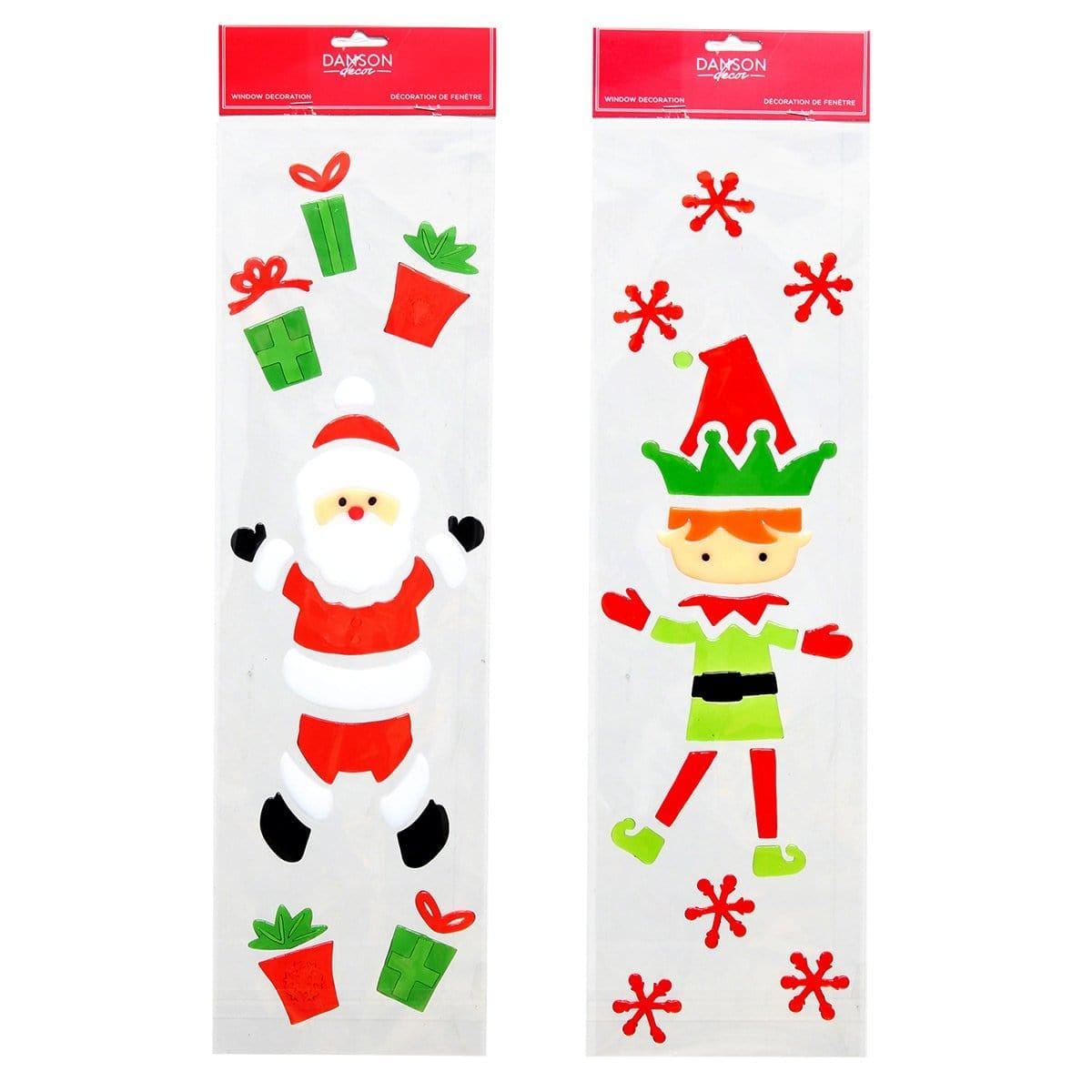 Buy Christmas Jelly Window Decoration 20 in. Asst. sold at Party Expert