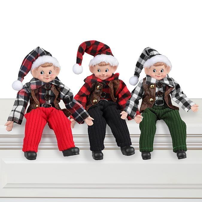 Buy Christmas Flexible Lumberjack Elf - 10'' - Assortment - 1/pk sold at Party Expert