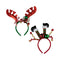 DANSON DECOR Costume Accessories Fabric Covered Christmas Headband, Assortment, 1 Count 062615819385