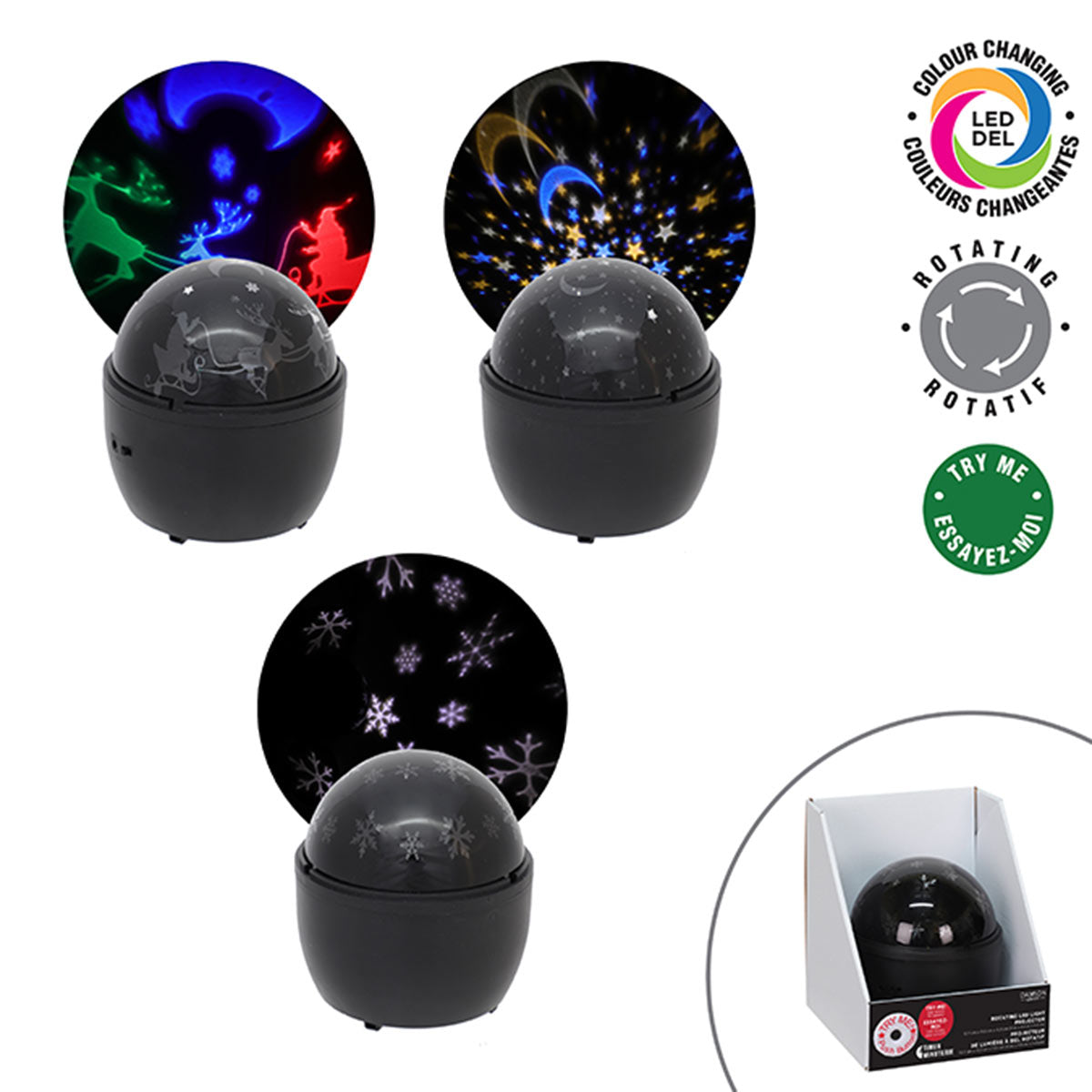 DANSON DECOR Lights/special Fx LED Mini Ball Projector with USB Cable 062615988838