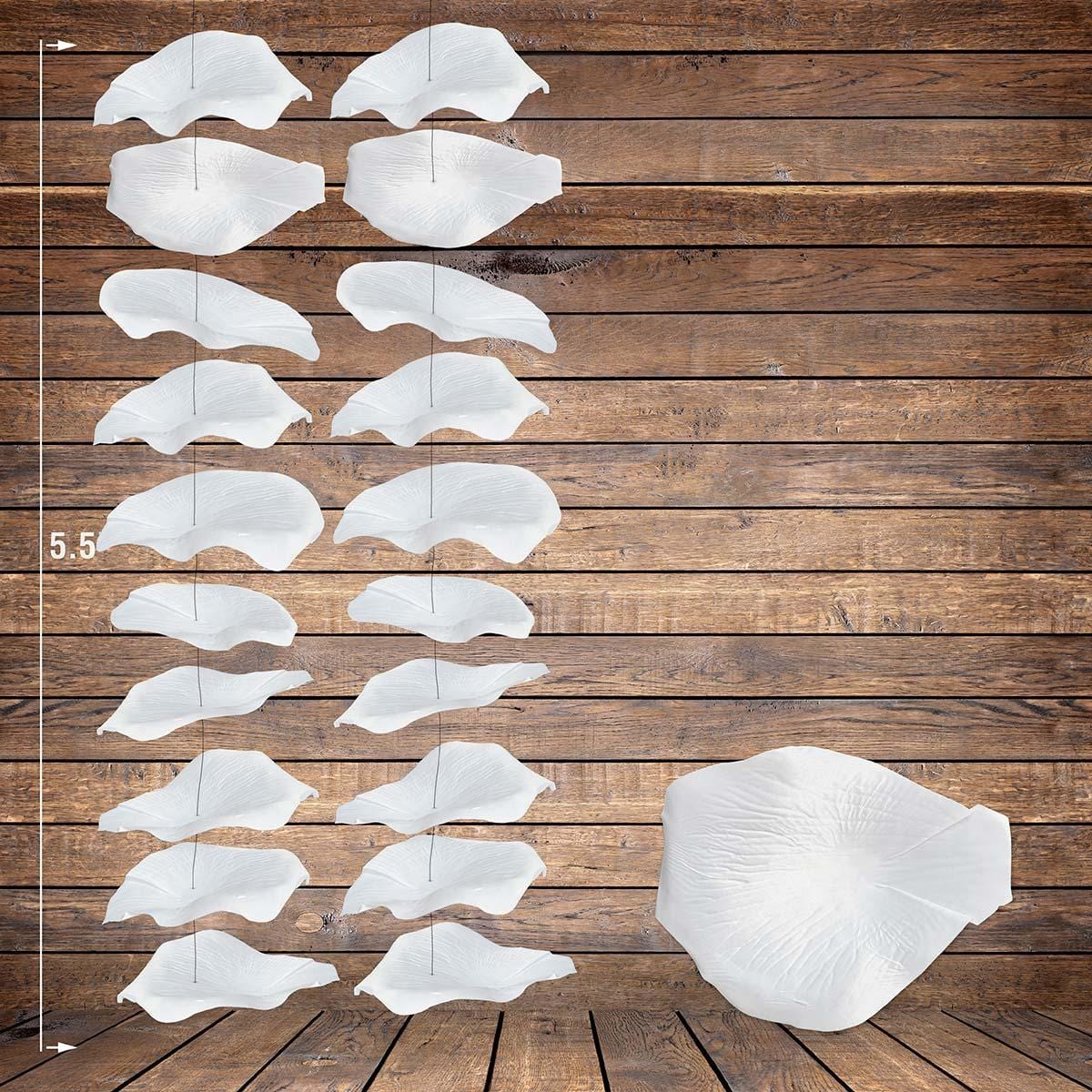 Buy Wedding Large Rose Petal Garland - White sold at Party Expert