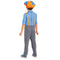 DISGUISE (TOY-SPORT) Costumes Blippi Classic Costume for Toddlers, Blue and Orange Jumpsuit