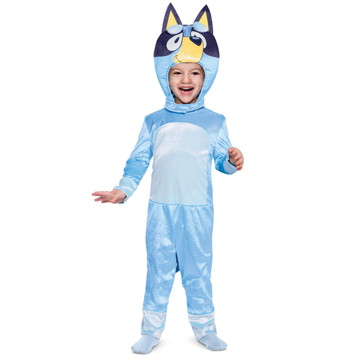 DISGUISE (TOY-SPORT) Costumes Bluey Classic Costume for Toddlers, Blue Jumpsuit