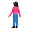 DISGUISE (TOY-SPORT) Costumes Gabby's Dollhouse Gabby Classic Costume for Toddlers, Blue and Pink Jumpsuit