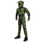 DISGUISE (TOY-SPORT) Costumes Halo Infinite Master Chief Muscle Costume for Kids, Green and Black Jumpsuit