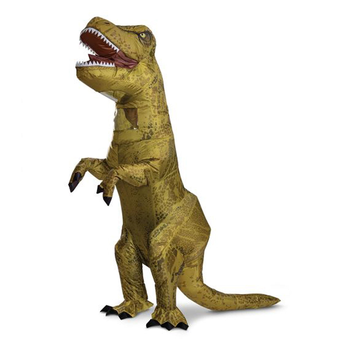 DISGUISE (TOY-SPORT) Costumes Jurassic World T-Rex Inflatable Costume for Adults, Green Jumpsuit 192995053229