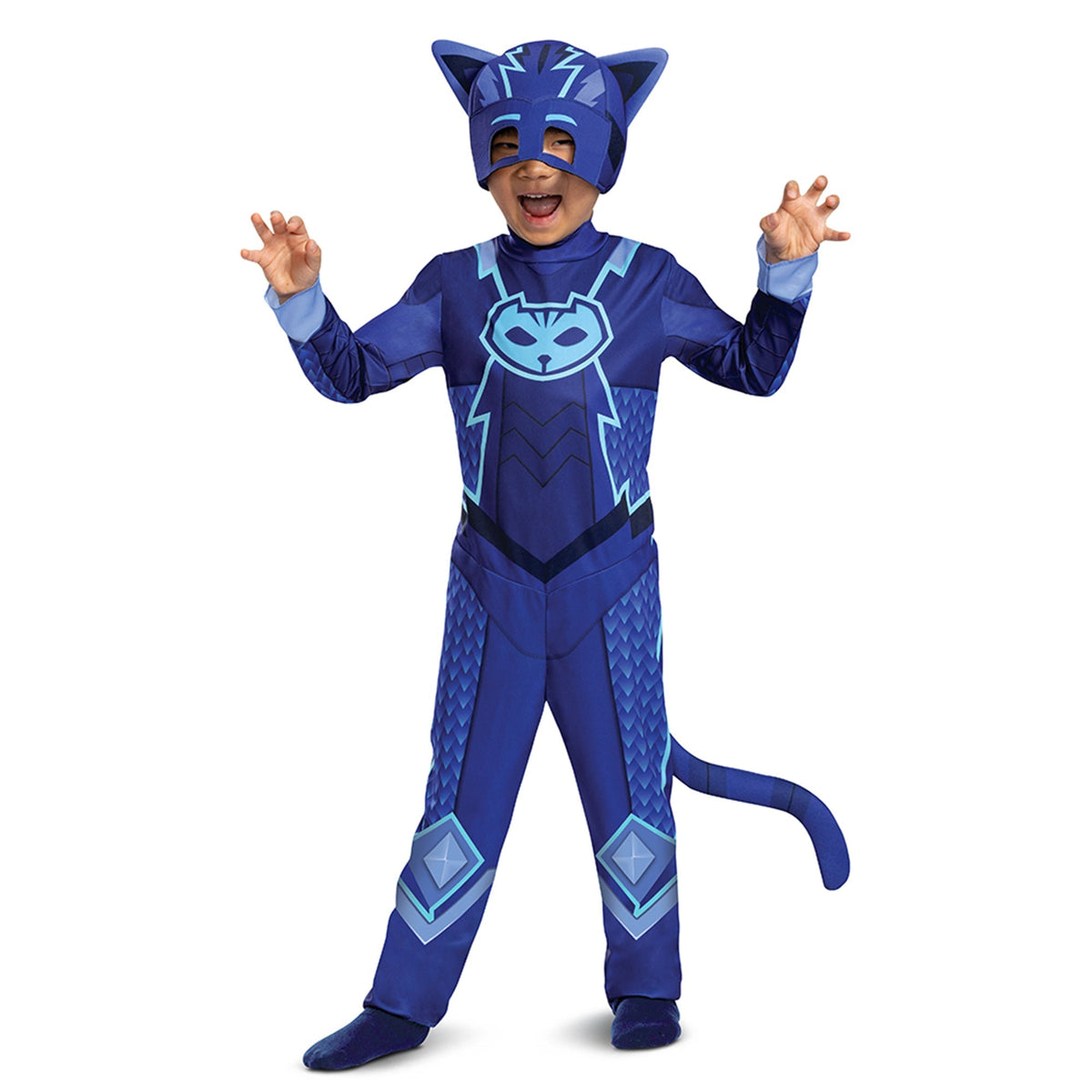 DISGUISE (TOY-SPORT) Costumes PJ Masks Catboy Classic Costume for Toddlers, Blue Jumpsuit