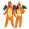 DISGUISE (TOY-SPORT) Costumes Pokémon Charizard Deluxe Costume for Adults, Orange and Yellow Jumpsuit