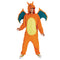 DISGUISE (TOY-SPORT) Costumes Pokémon Charizard Deluxe Costume for Adults, Orange and Yellow Jumpsuit