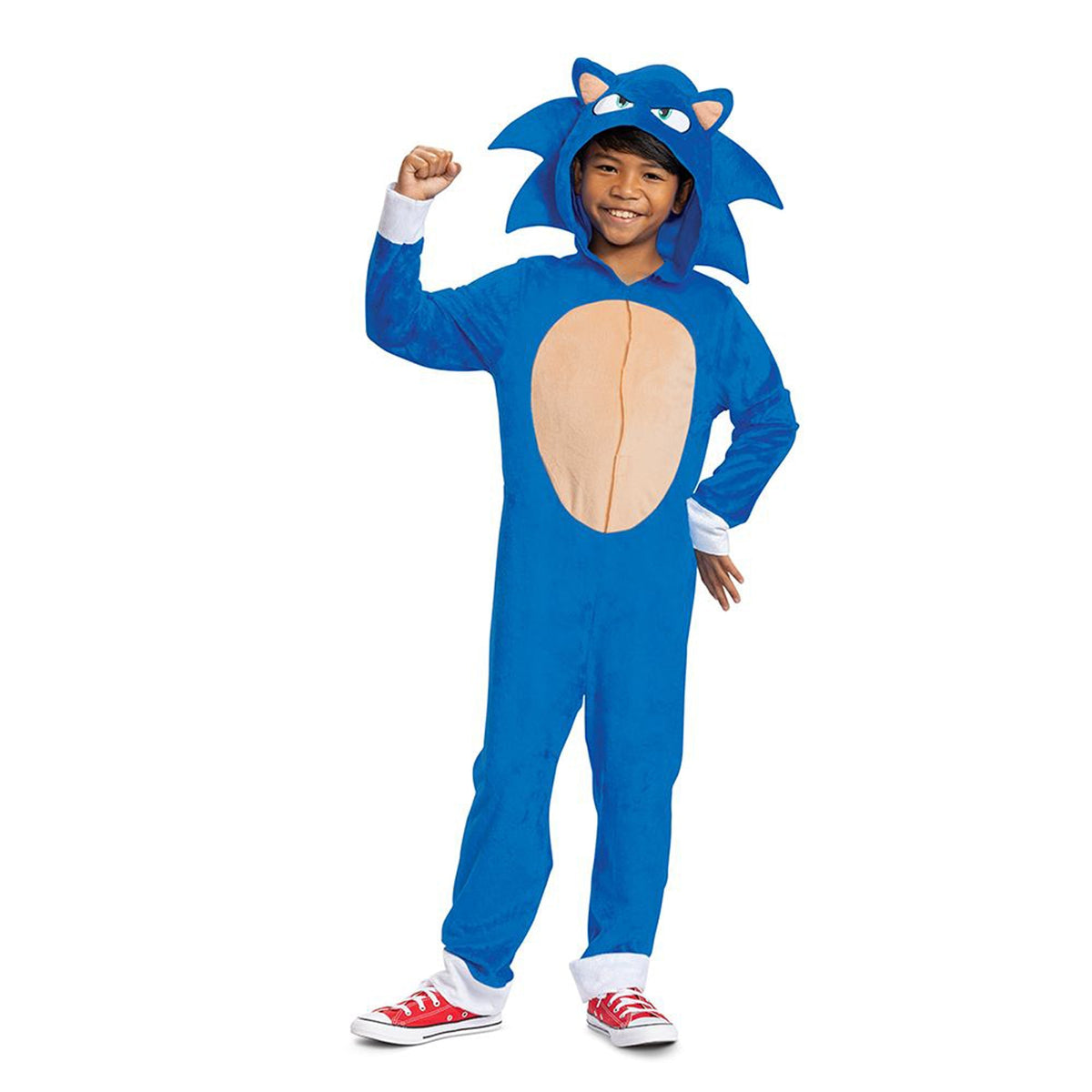 DISGUISE (TOY-SPORT) Costumes Sonic the Hedgehog 2 Sonic Classic Costume for Kids, Blue Jumpsuit