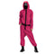 DISGUISE (TOY-SPORT) Costumes Squid Game Triangle Guard Costume for Adults, Red Jumpsuit