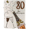 Buy Greeting Cards Gigantic Card - 80 Ans Champagne sold at Party Expert