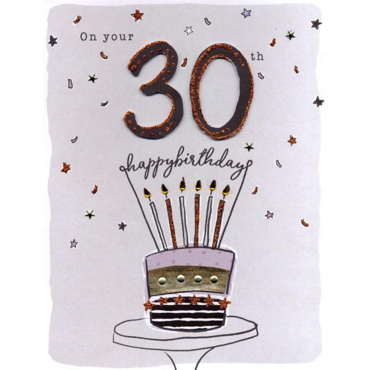 Buy Greeting Cards Gigantic Card, On Your 30Th Birthday sold at Party Expert