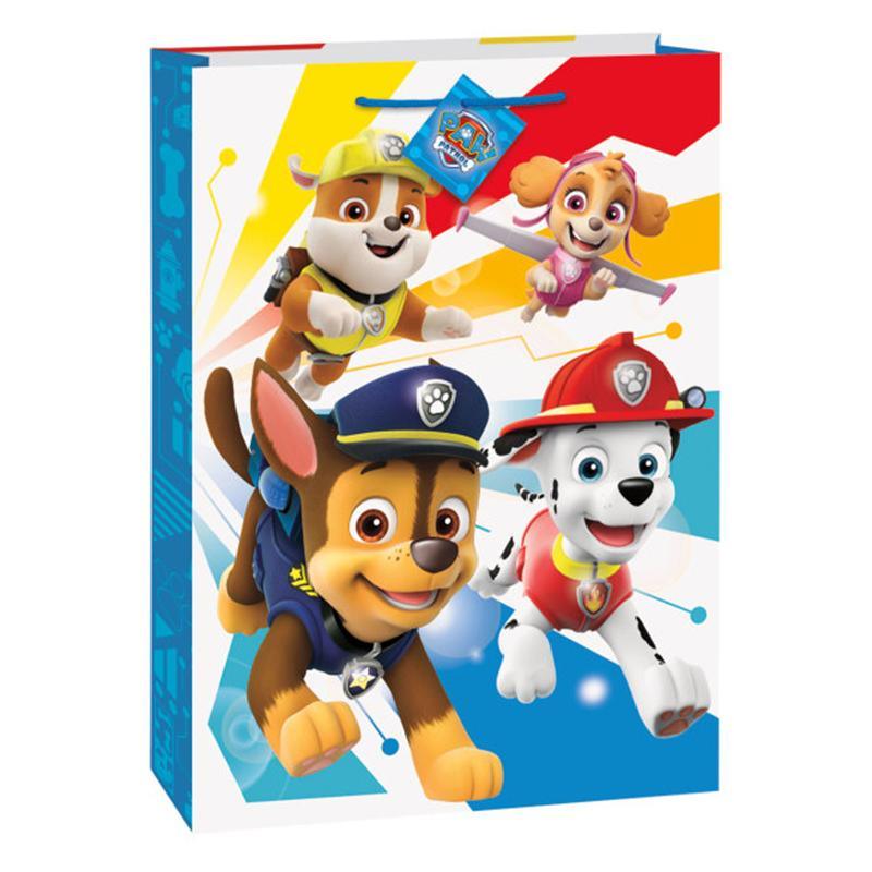 Buy Kids Birthday Paw Patrol jumbo glossy gift bag sold at Party Expert