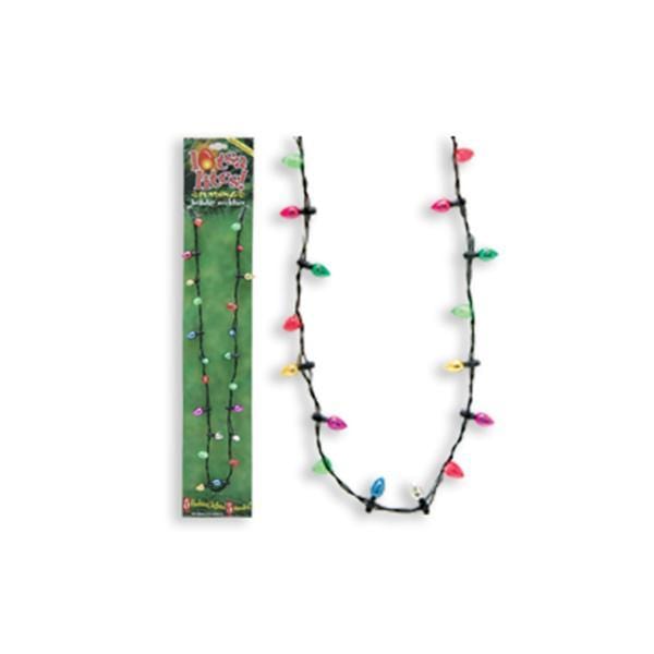 Buy Christmas Flashing Holiday Necklace - Asst sold at Party Expert
