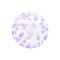 Buy Balloons Bubble Balloon, Confetti Purple, 18'' sold at Party Expert