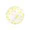 Buy Balloons Bubble Balloon - Confetti Yellow - 18'' sold at Party Expert