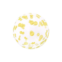 Buy Balloons Confetti Bubble Balloon, Gold, 18 Inches sold at Party Expert