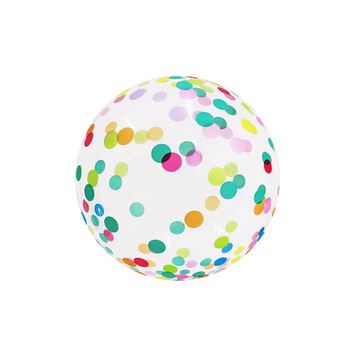 Buy Balloons Confetti Bubble Balloon, Multicolor, 18 Inches sold at Party Expert