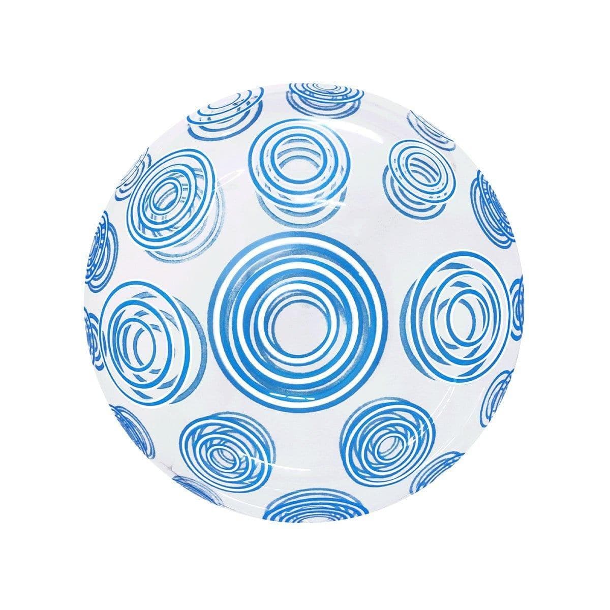 Buy Balloons HD Bubble Balloon, Blue Circles, 20 Inches sold at Party Expert