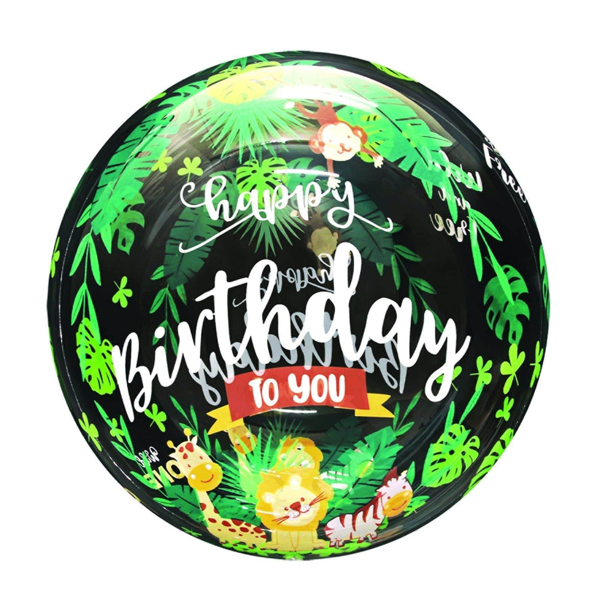 Buy Balloons HD Bubble Balloon, HBD Safari, 20 Inches sold at Party Expert