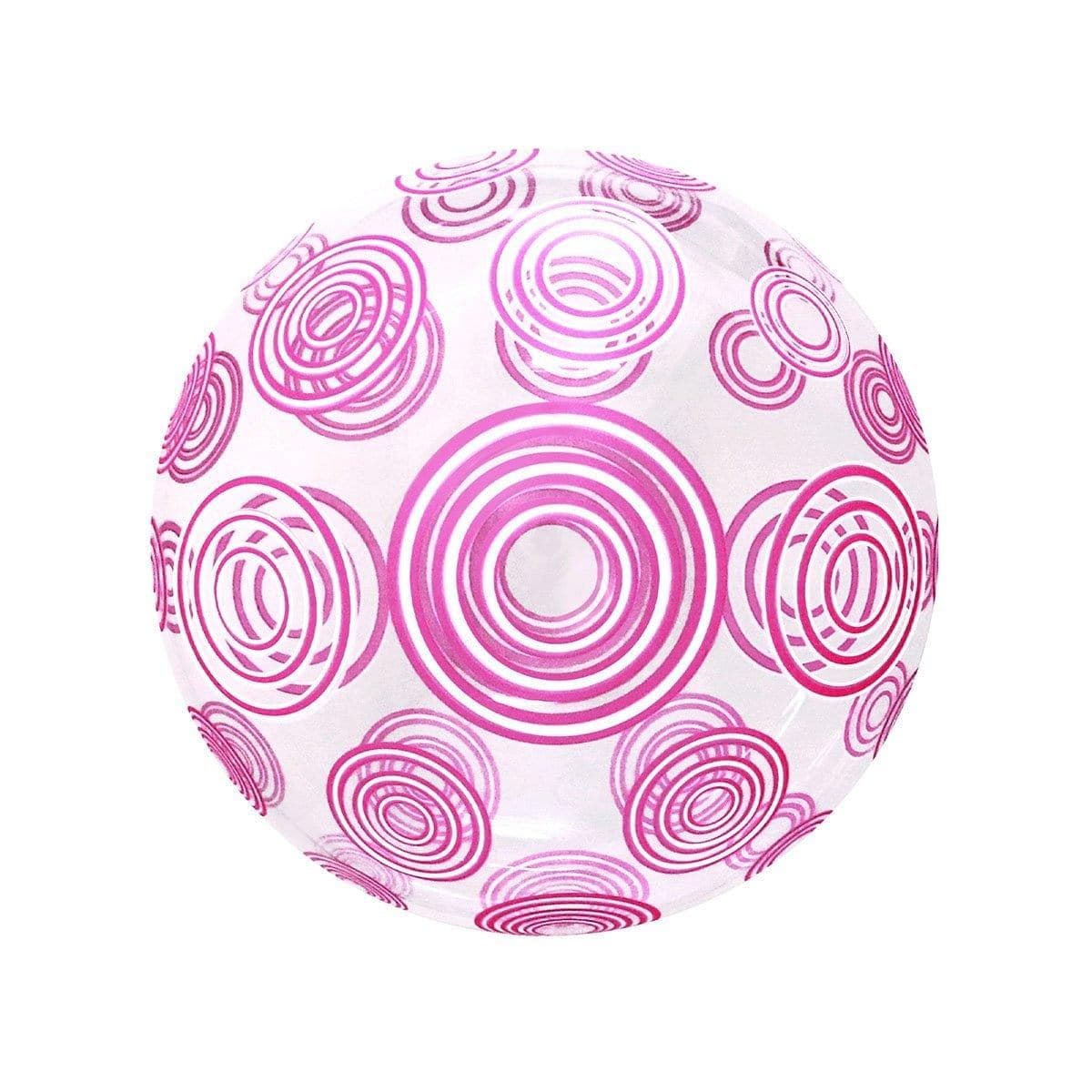 Buy Balloons HD Bubble Balloon, Pink Circles, 20 Inches sold at Party Expert