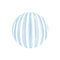 Buy Balloons Stripe Bubble Balloon, Blue & White, 18 Inches sold at Party Expert