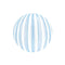 Buy Balloons Stripe Bubble Balloon, Blue & White, 18 Inches sold at Party Expert