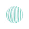 Buy Balloons Stripe Bubble Balloon, Green & White, 18 Inches sold at Party Expert