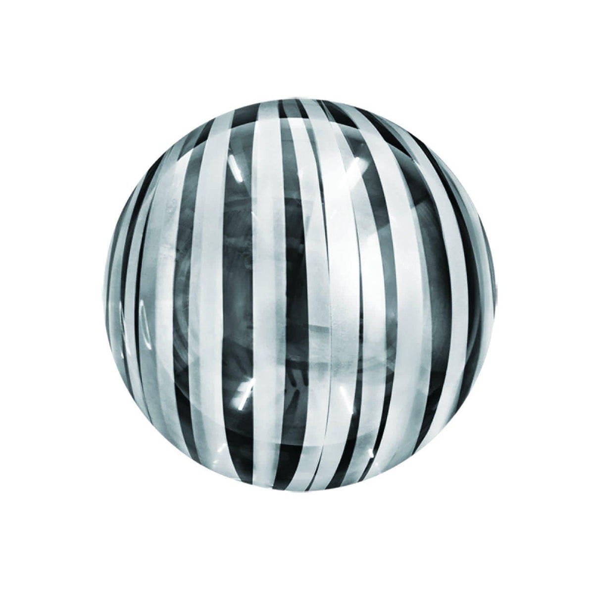 Buy Balloons Stripe Bubble Balloon, Silver, 18 Inches sold at Party Expert