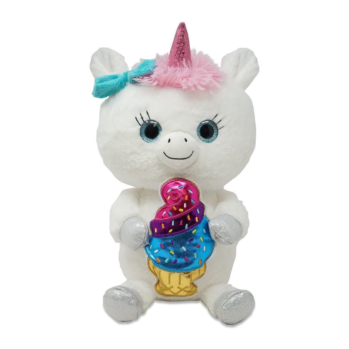 Buy Plushes Unicorn Plush With Ice Cream sold at Party Expert