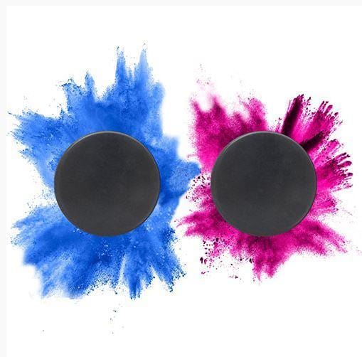 Buy Baby Shower Gender Reveal Hockey Puck - Blue sold at Party Expert