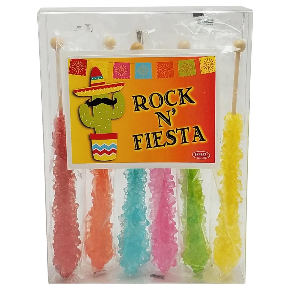 Buy Candy Fiesta Rock Candy On Stick, 6 Count sold at Party Expert