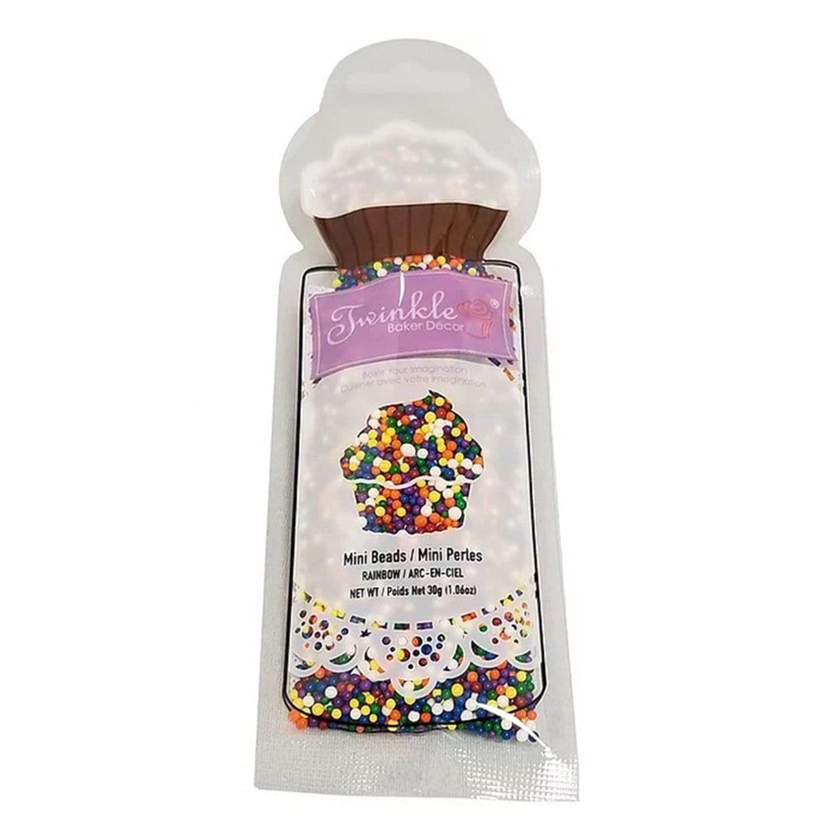 Buy Cake Supplies Rainbow Mini Beads Pouch, 30G sold at Party Expert