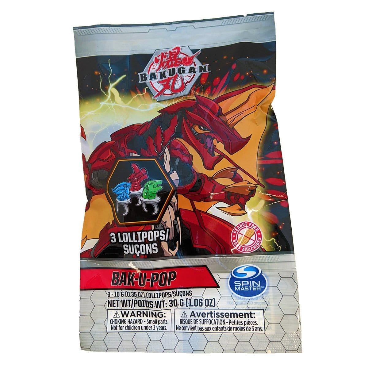 Buy Candy Bakugan - BAK-U-POP Lolly, 3 Count sold at Party Expert