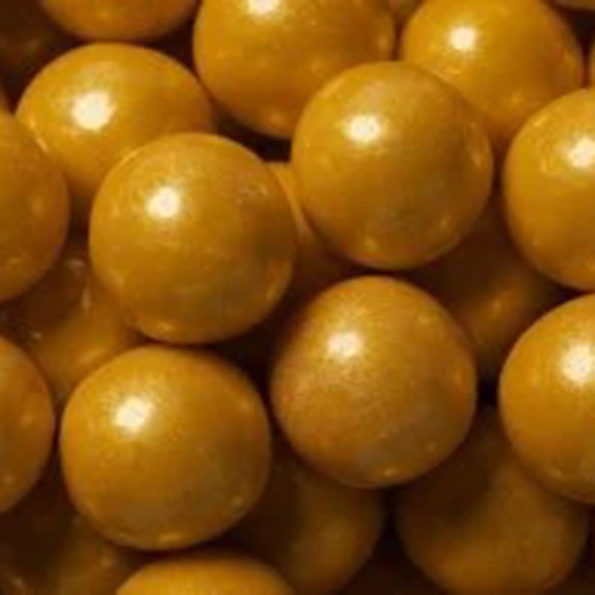 Buy Candy Shimmer Gumballs Bulk - Gold 2 Lbs sold at Party Expert
