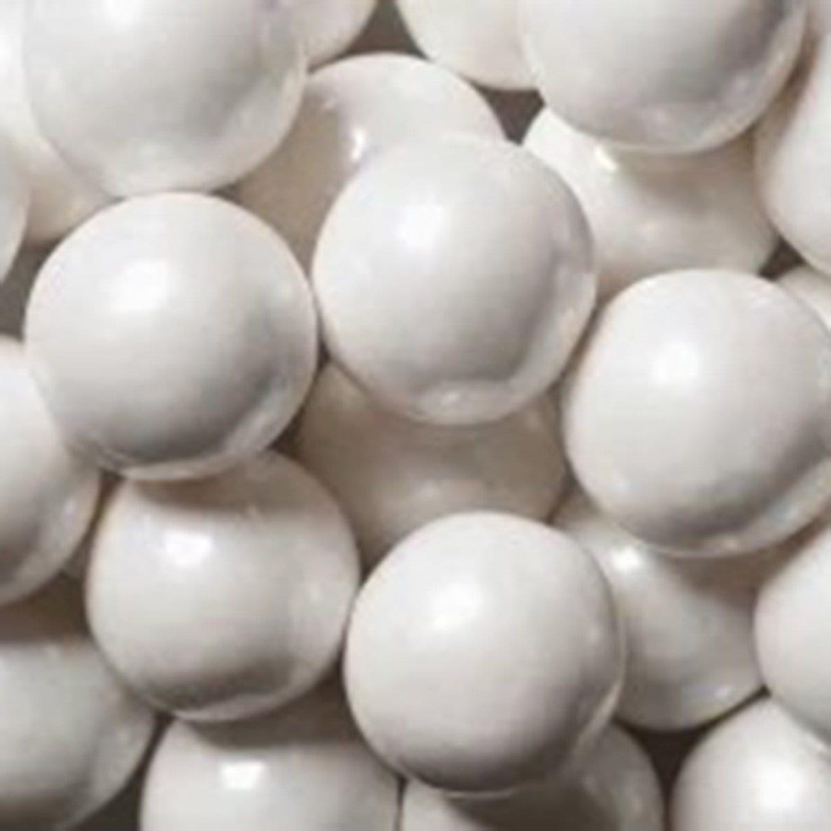 Buy Party Supplies Shimmer Gumballs Bulk - White 2 Lbs sold at Party Expert