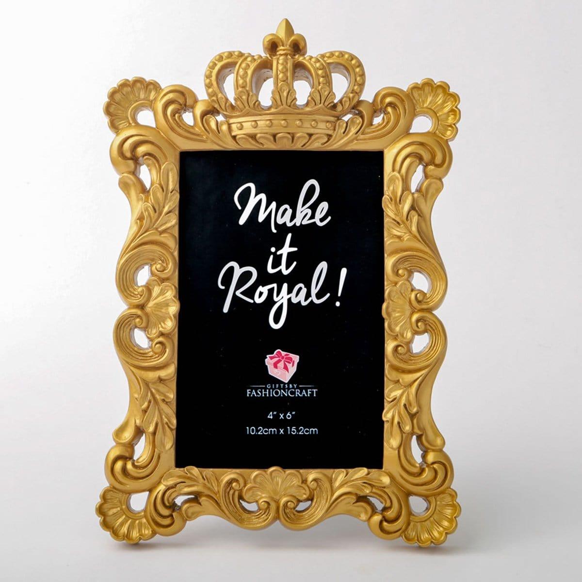 Buy Wedding Crown Frame - Gold sold at Party Expert