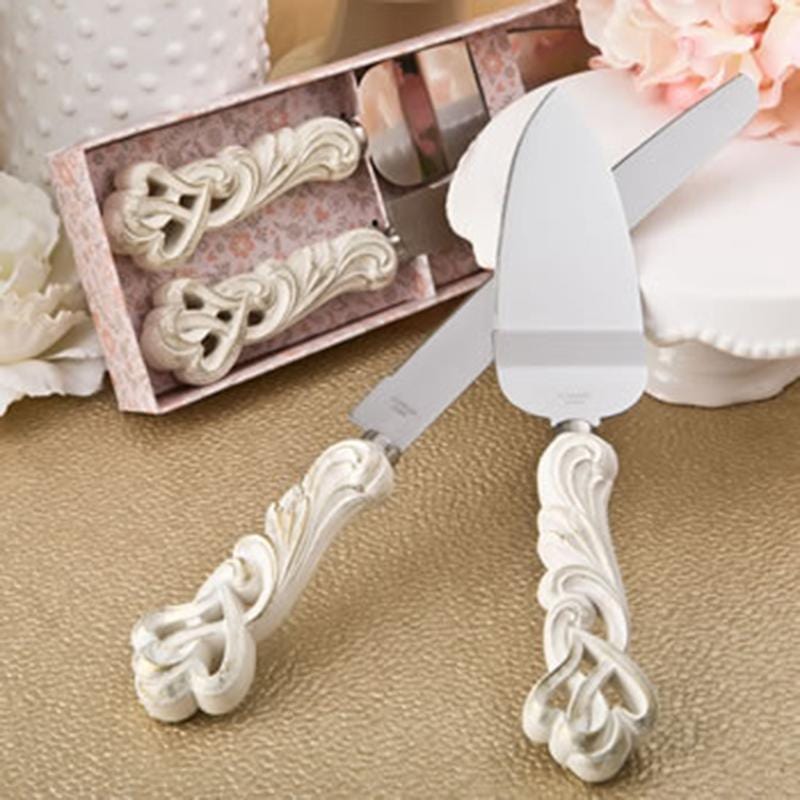 Buy Wedding Vintage Double Heart Cake Set sold at Party Expert