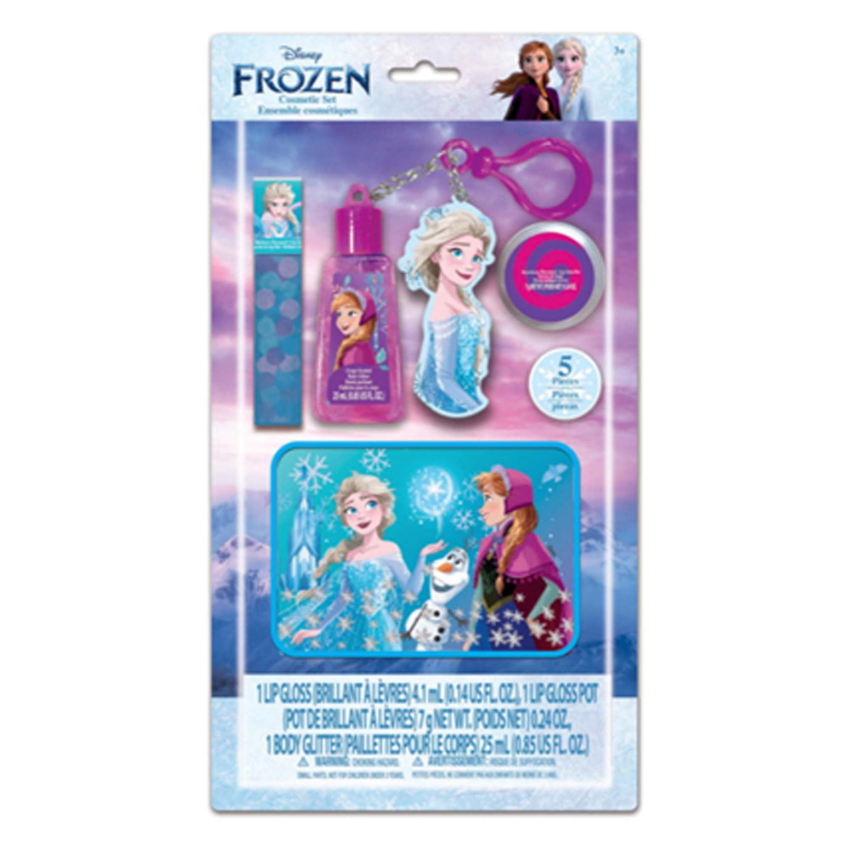 FILO IMPORT INC. Kids Birthday Disney Frozen 2 Cosmetic Set, 1 Count 719565419218