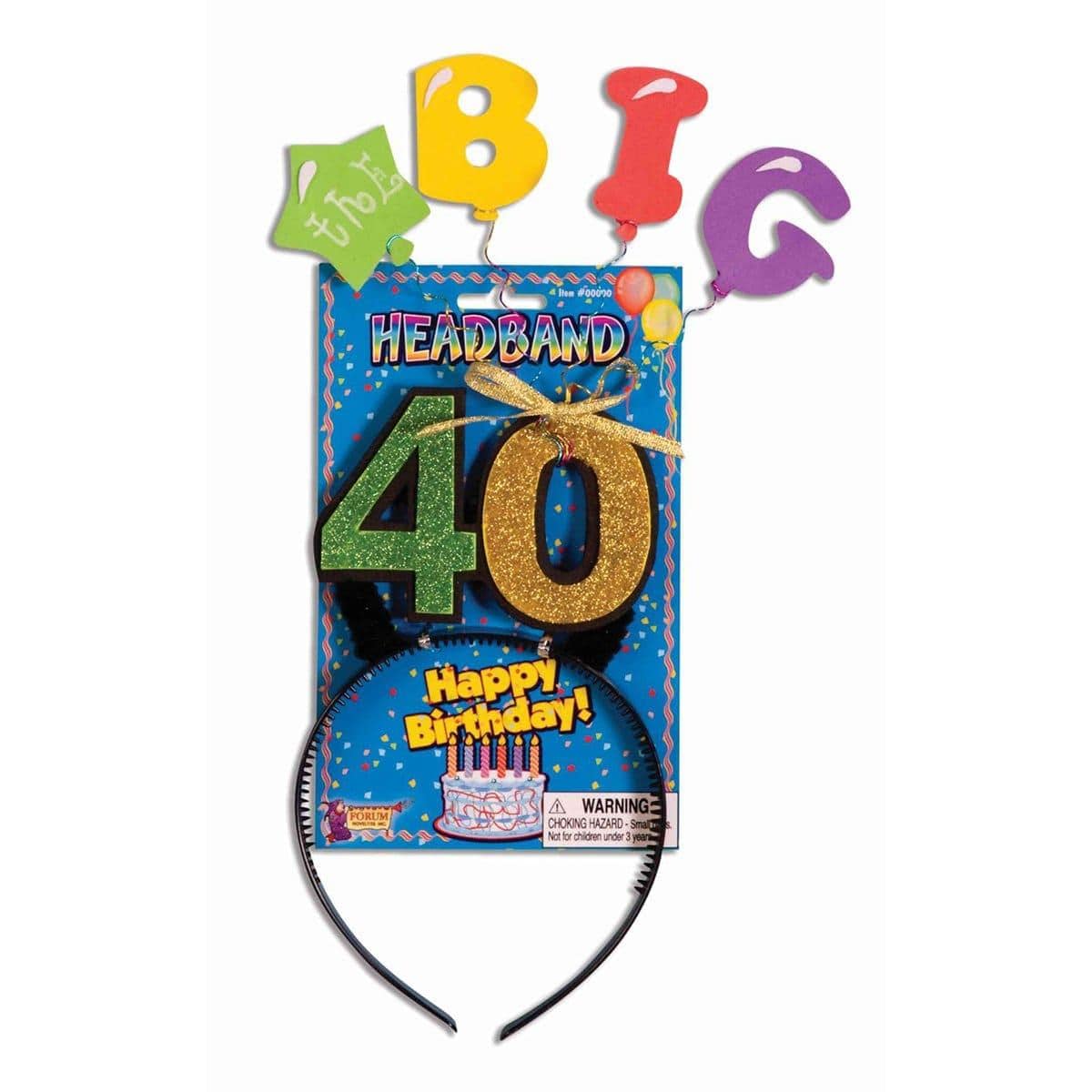 Buy Age Specific Birthday 40th Birthday Headband sold at Party Expert