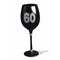 Buy Age Specific Birthday 60th Birthday - Black Wine Glass sold at Party Expert