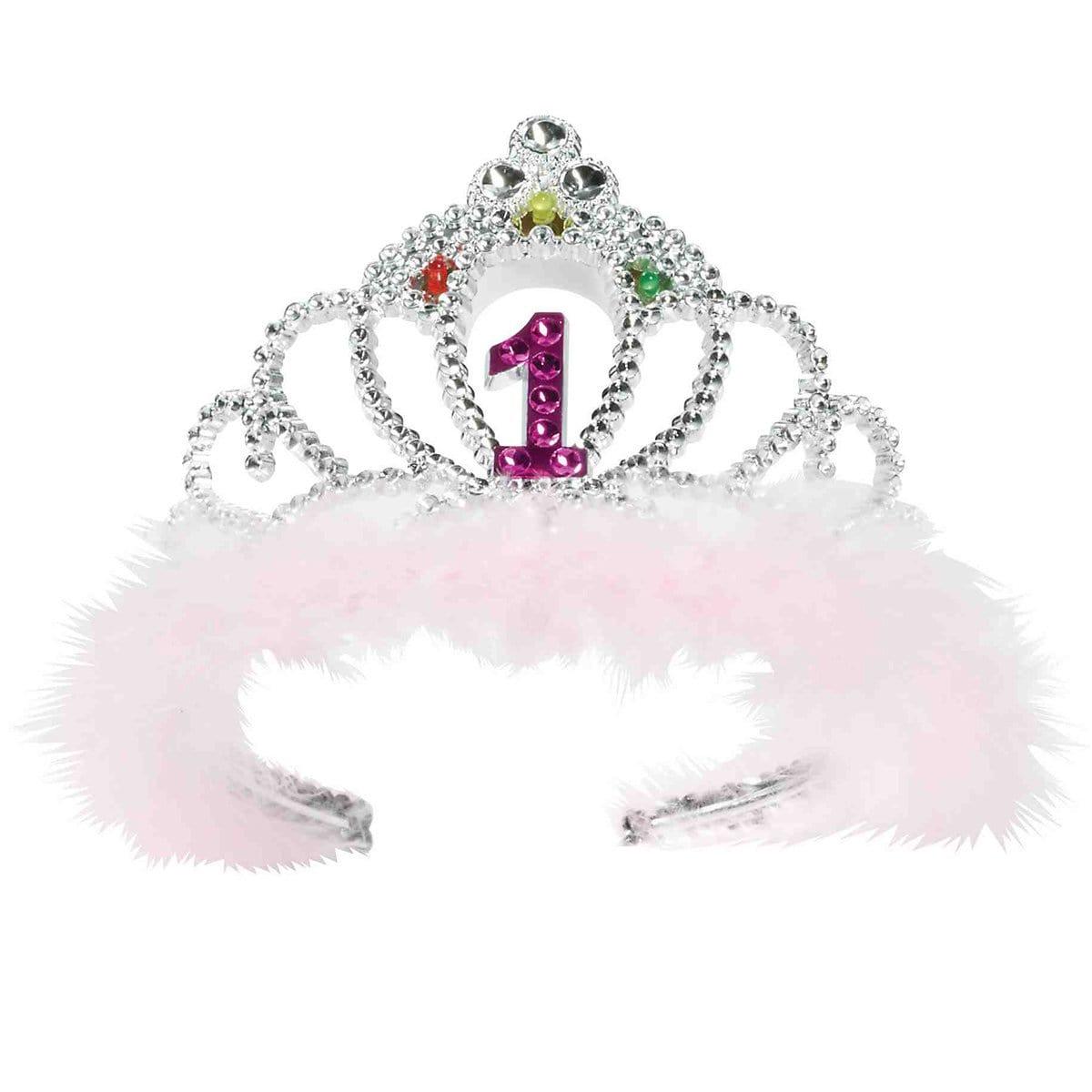 Buy Age Specific Birthday Flashing Birthday Tiara #1 sold at Party Expert