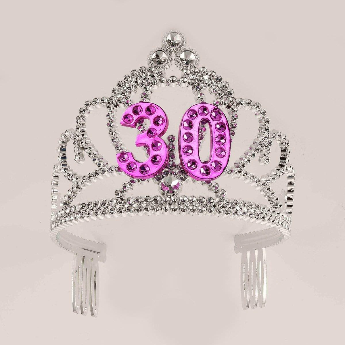 Buy Age Specific Birthday Plastic Tiara 30th sold at Party Expert
