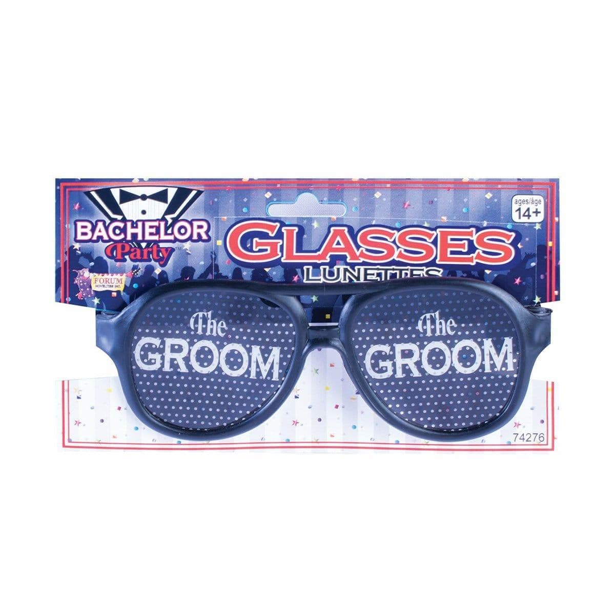 Buy Bachelorette The Groom bachelor glasses sold at Party Expert